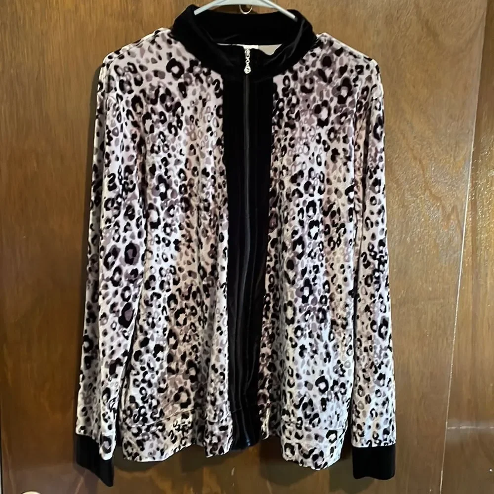 Vintage Jacqueline Smith zip up Valore jacket
